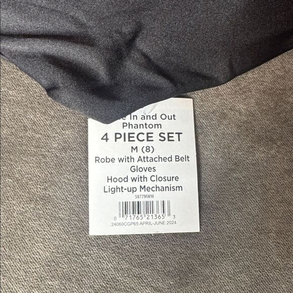 Kids Fade In and Out Phantom Halloween Costume Size M 8 NEW - Picture 3 of 9